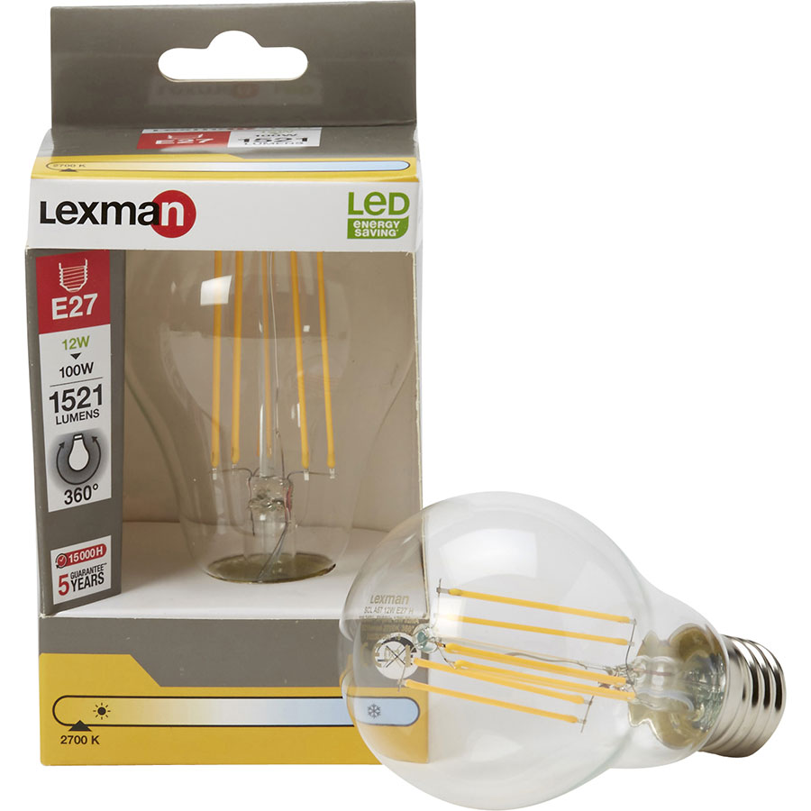 Test Lexman Leroy Merlin Ampoule Led Filaments 12w E27