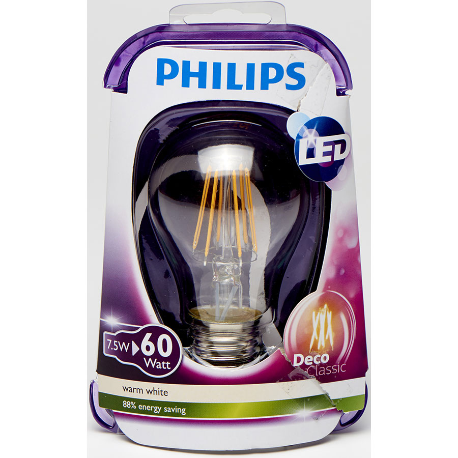 Philips LED Filament 7,5 watts Deco Classic