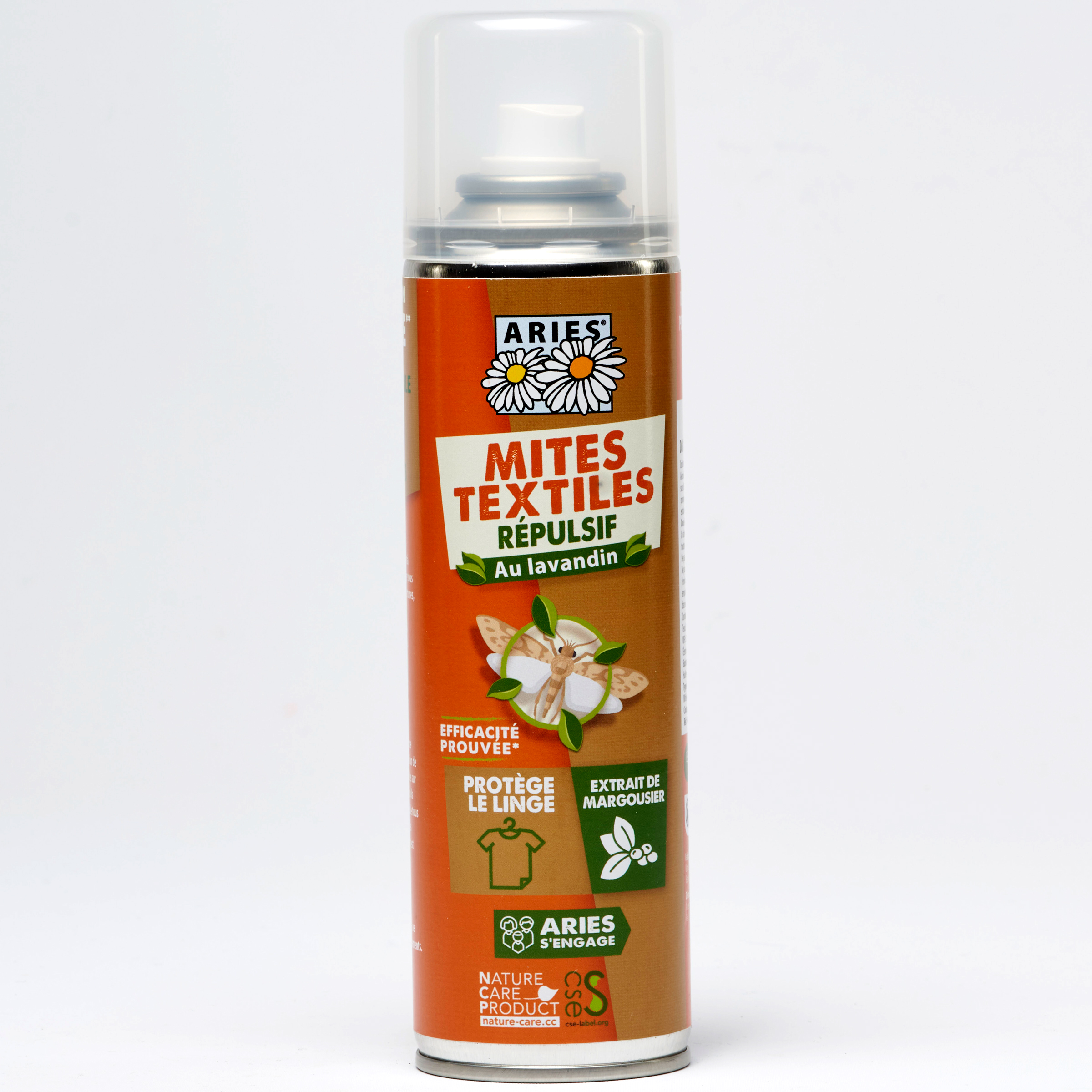 Test Aries Spray répulsif au lavandin mites textiles (200 ml) - Produit -  UFC-Que Choisir