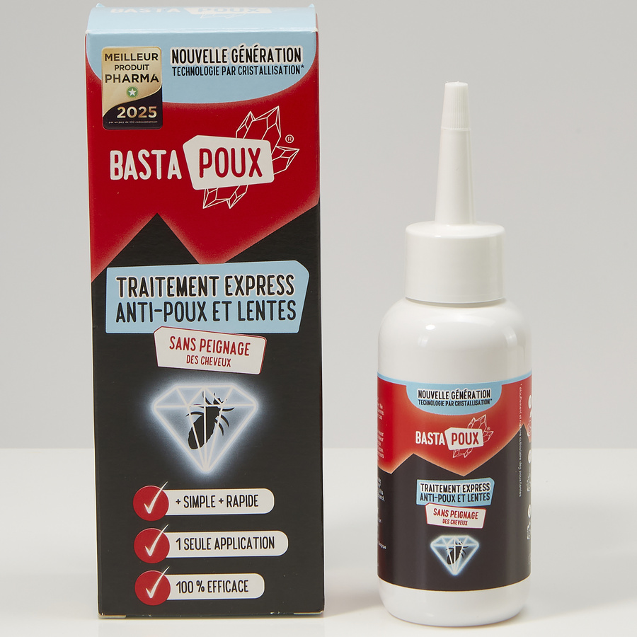 Basta poux Traitement express anti-poux et lentes