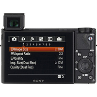 Sony Cyber-Shot DSC-RX100M4 - Vue de dos