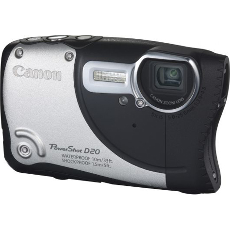 Canon PowerShot D20 - Vue principale