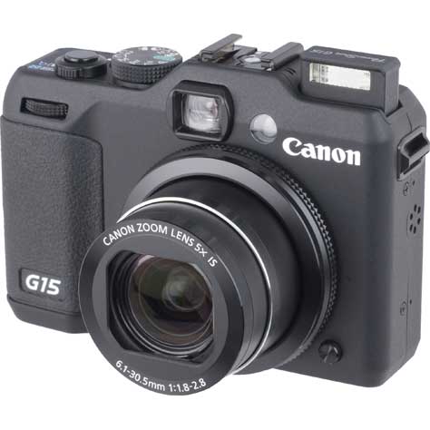 Canon PowerShot G15 - Vue principale