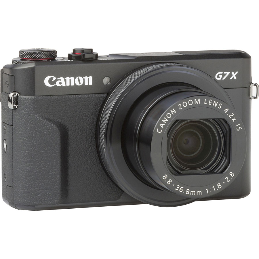 Canon PowerShot G7 X Mark II - Vue de 3/4 vers la droite