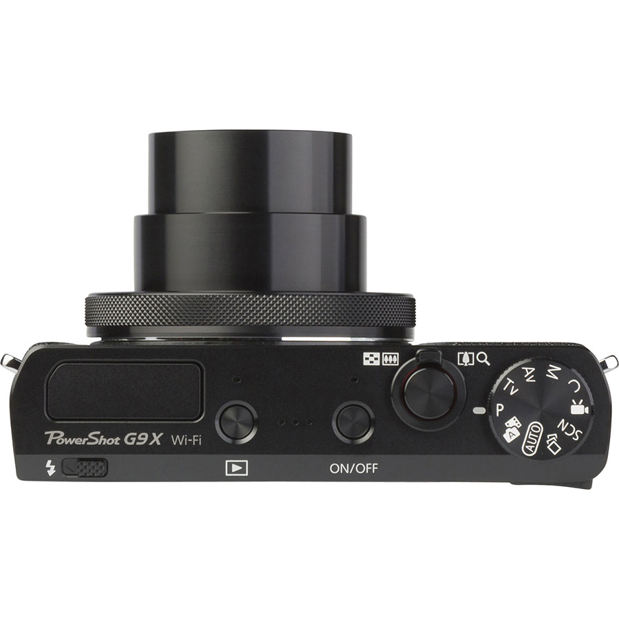 Canon PowerShot G9 X - Vue du dessus