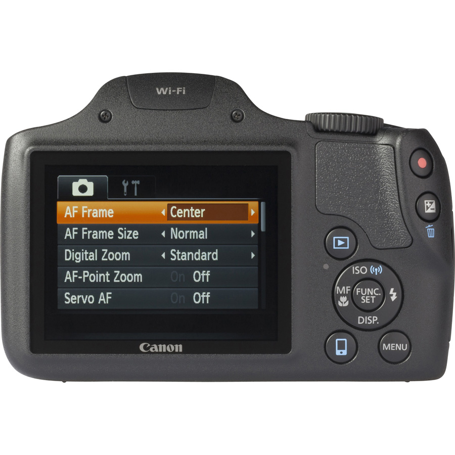 Canon PowerShot SX530 HS - Vue de dos