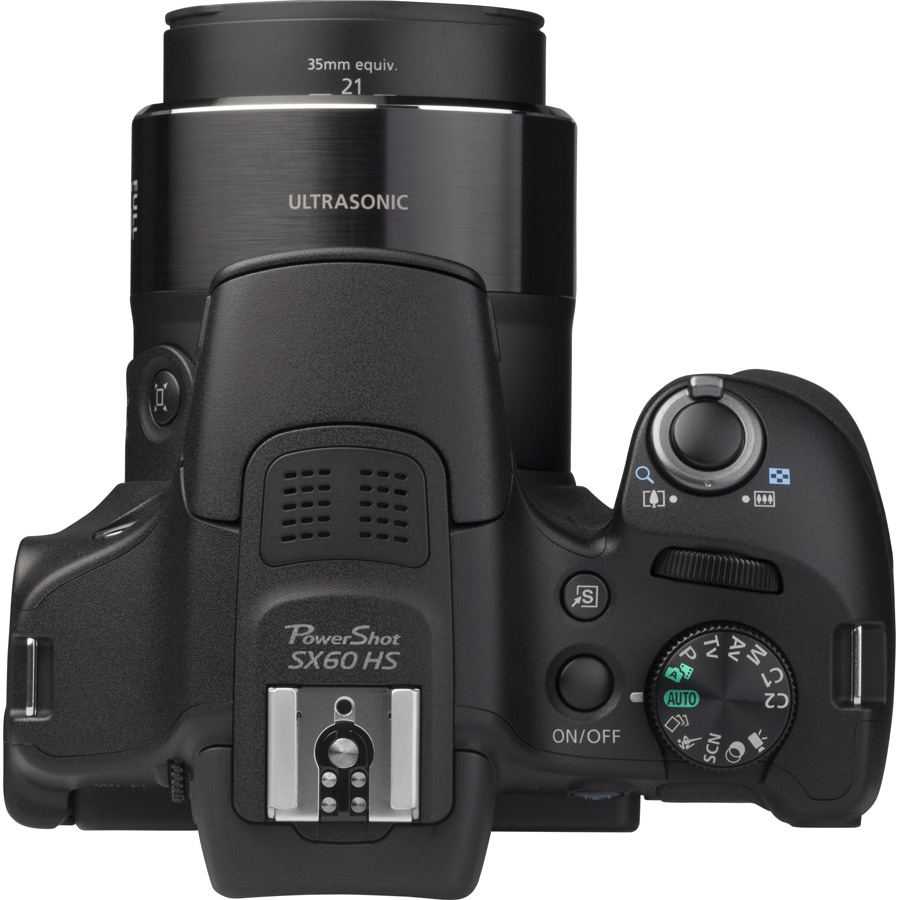Canon PowerShot SX60 HS - Vue du dessus