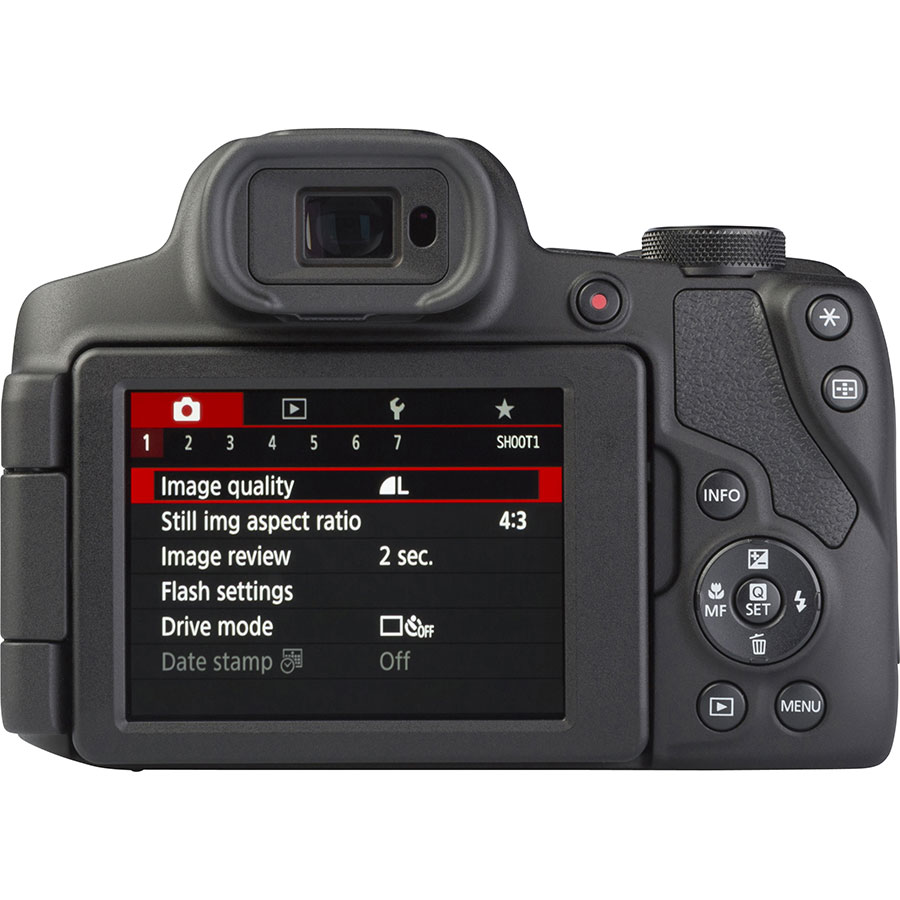 Canon PowerShot SX70 HS - Vue de dos