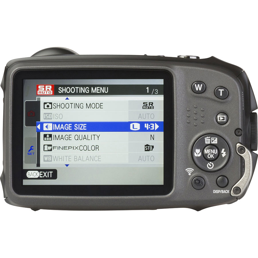 Fujifilm FinePix XP120 - Vue de dos