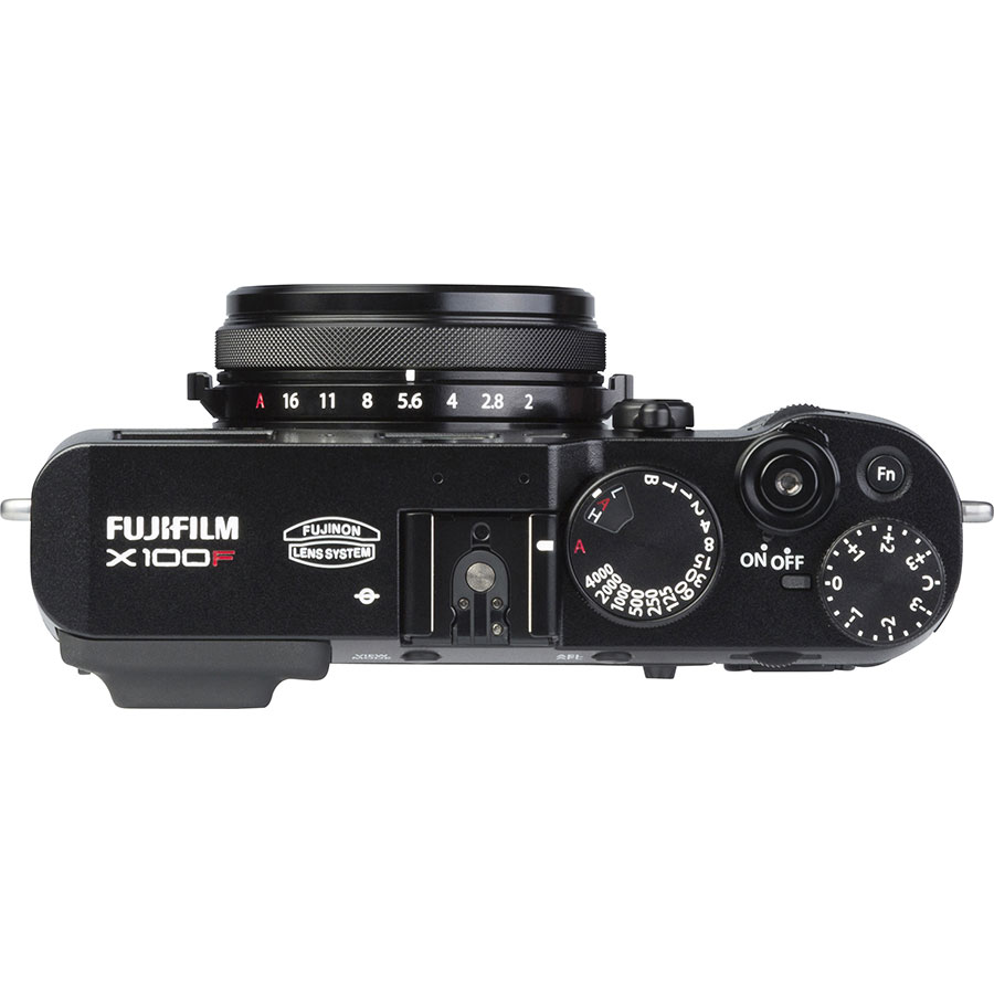 Fujifilm X100F - Vue du dessus