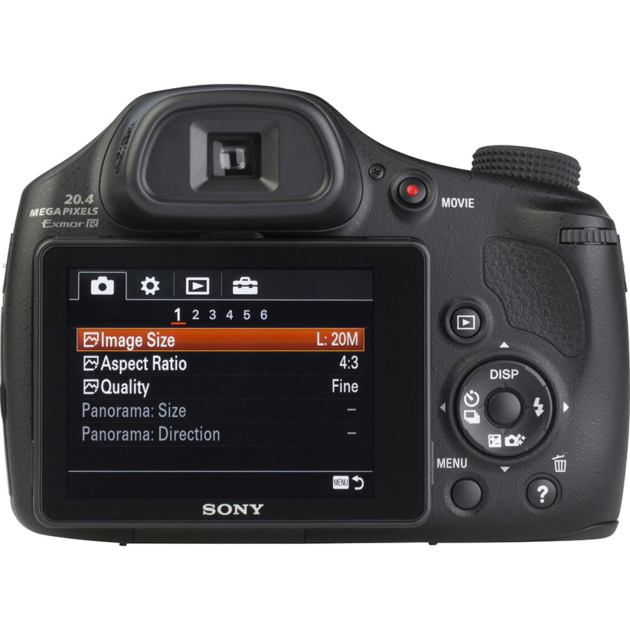 Sony Cyber-Shot DSC-HX350 - Vue de dos