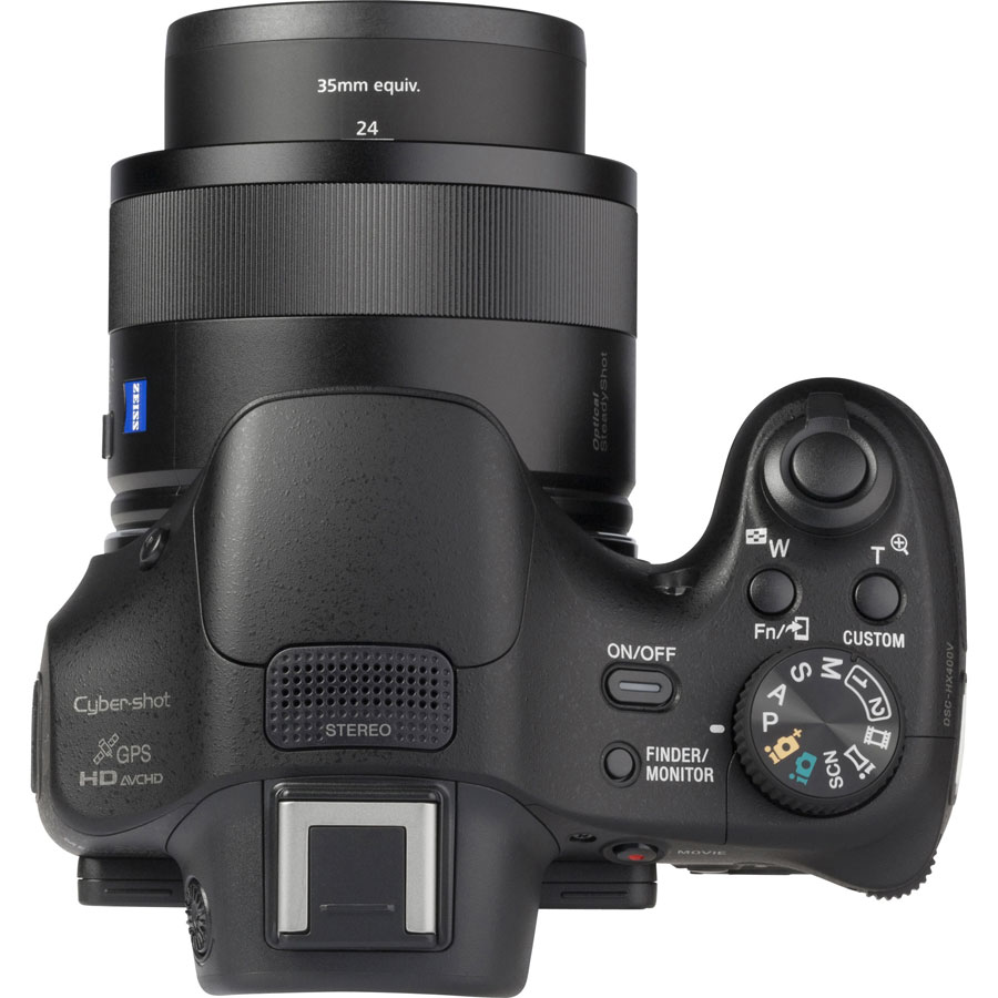 Sony Cyber-Shot DSC-HX400V - Vue du dessus