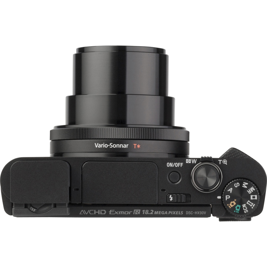 Sony Cyber-Shot DSC-HX90V - Vue du dessus