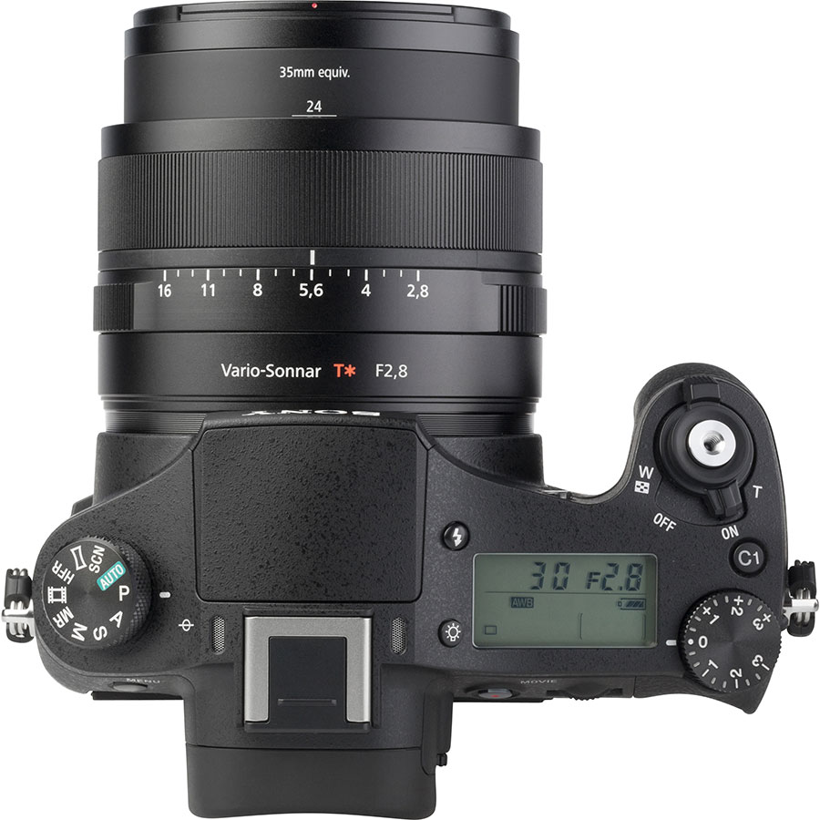 Sony Cyber-Shot DSC-RX10M2 - Vue du dessus