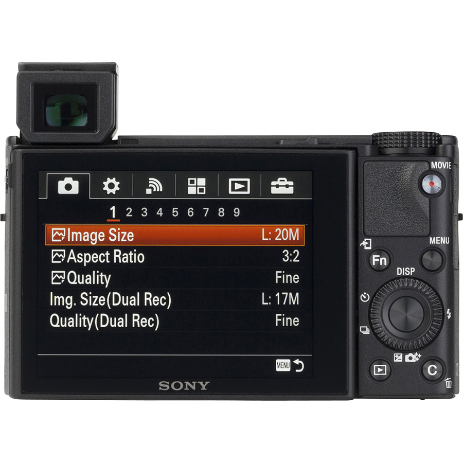 Sony Cyber-Shot DSC-RX100M4 - Vue de dos