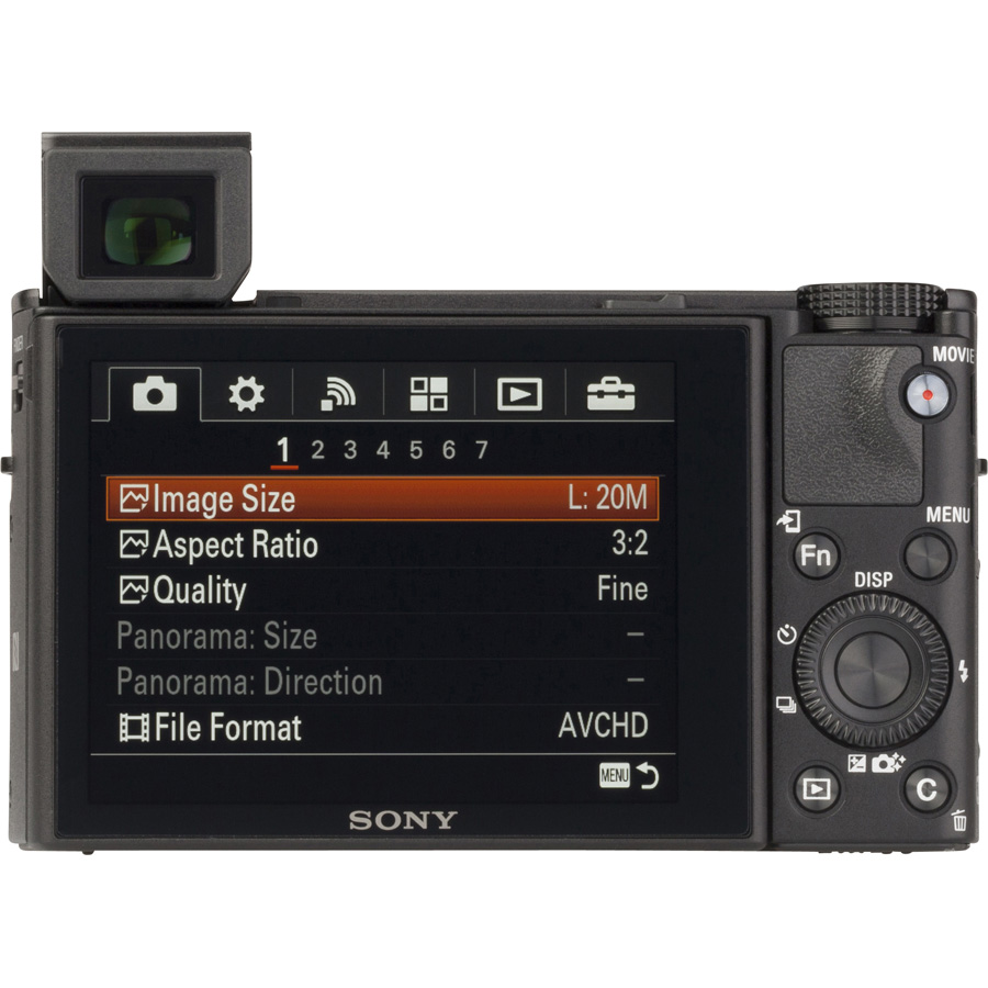 Sony Cyber-Shot DSC-RX100M3 - Vue de dos