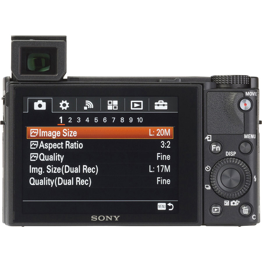 Sony Cyber-Shot DSC-RX100M5 - Vue de dos