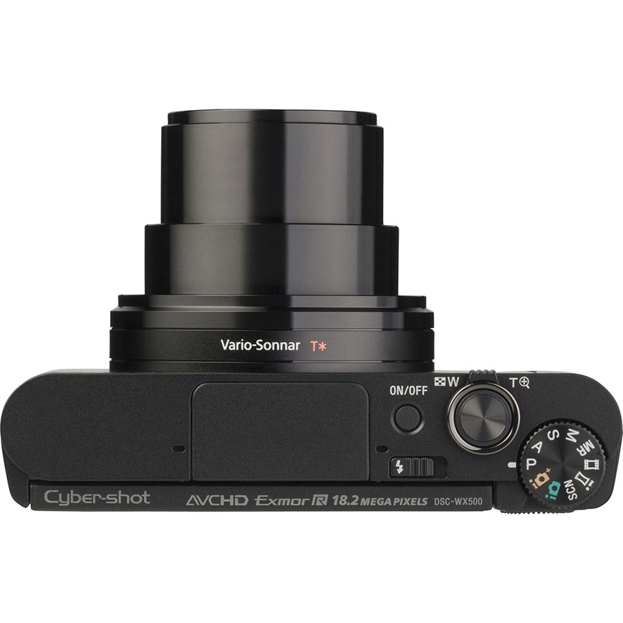 Sony Cyber-Shot DSC-WX500 - Vue du dessus