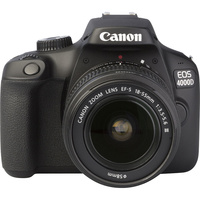 Canon EOS 4000D + EF-S 18-55 mm III - Autre vue de face