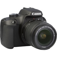 Canon EOS 4000D + EF-S 18-55 mm III - Vue de 3/4 vers la droite
