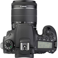 Canon EOS 90D + EF-S 18-55 mm f/3.5-5.6 IS STM - Vue du dessus