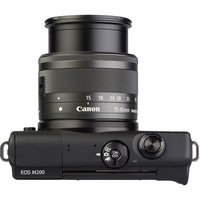 Canon EOS M200 + EF-M 15-45 mm IS STM - Vue du dessus
