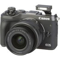 Canon EOS M6 + EF-M 15-45 mm IS STM
- Vue principale