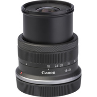 Canon EOS R10 + RF-S 18-45 mm IS STM - Vue de l'objectif