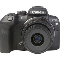 Canon EOS R10 + RF-S 18-45 mm IS STM - Autre vue de face