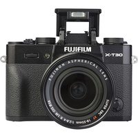 Fujifilm X-T30 + Fujinon Super EBC XF 18-55 mm R LM OIS - Vue de face