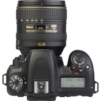 Nikon D7500 + AF-S DX Nikkor 16–80 mm E ED VR - Vue du dessus