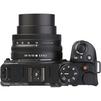 Nikon Z30 + Nikkor Z DX 16-50 mm VR - Vue de dessus