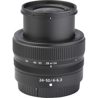 Nikon Z5 + Nikkor Z 24-50 mm - Vue de l'objectif