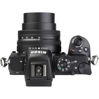 Nikon Z50 + Nikkor Z DX 16-50 mm VR - Vue du dessus