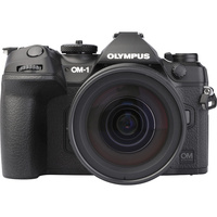 Olympus OM-1 + M.Zuiko Digital ED 12-40 mm Pro II - Vue de face