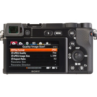 Sony ILCE-6100 + E 16-50 mm PZ OSS SELP1650 - Vue de dos