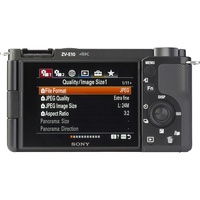 Sony ZV-E10 + E 16-50 mm PZ OSS - Vue de dos