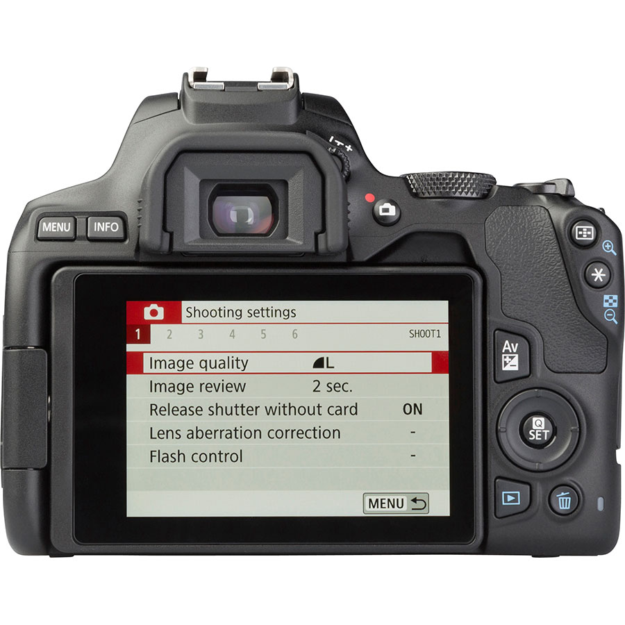 Canon EOS 250D + EF-S 18-135 mm IS STM - Vue de dos