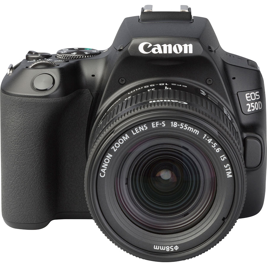 Canon EOS 250D + EF-S 18-55 mm IS STM - Autre vue de face