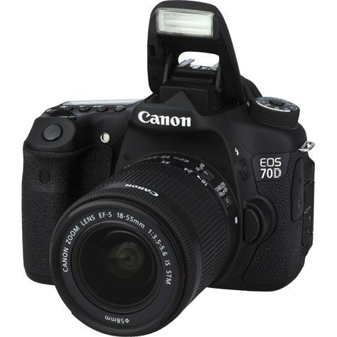 Canon EOS 70D + EF-S 18-55 mm IS STM - Vue principale