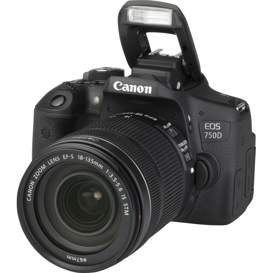 Canon EOS 750D + EF-S 18-135 mm IS STM - Vue principale