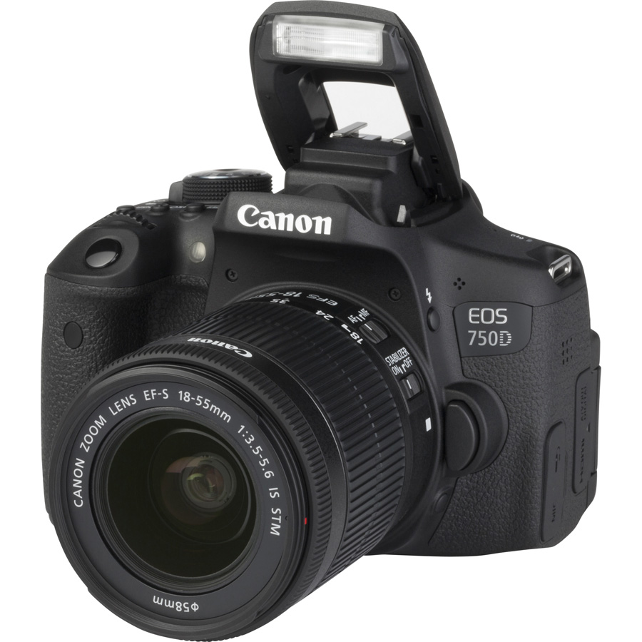 Canon EOS 750D + EF-S 18-55 mm IS STM - Vue principale