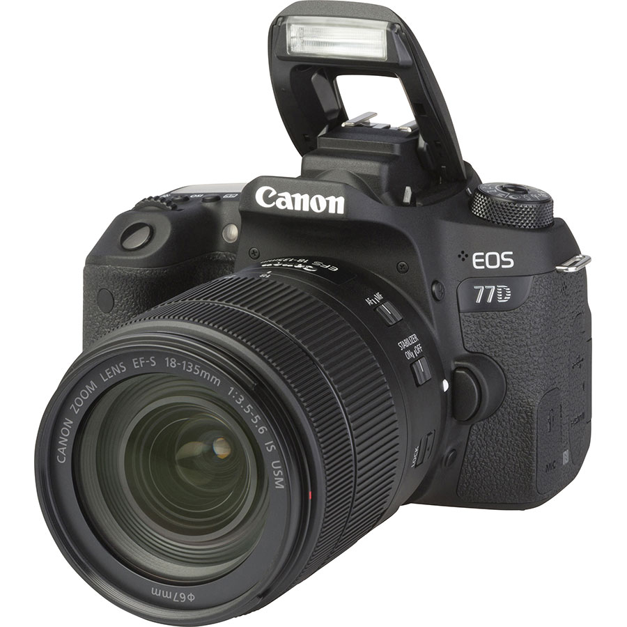 Canon EOS 77D + EF-S 18-135 mm IS USM - Vue principale