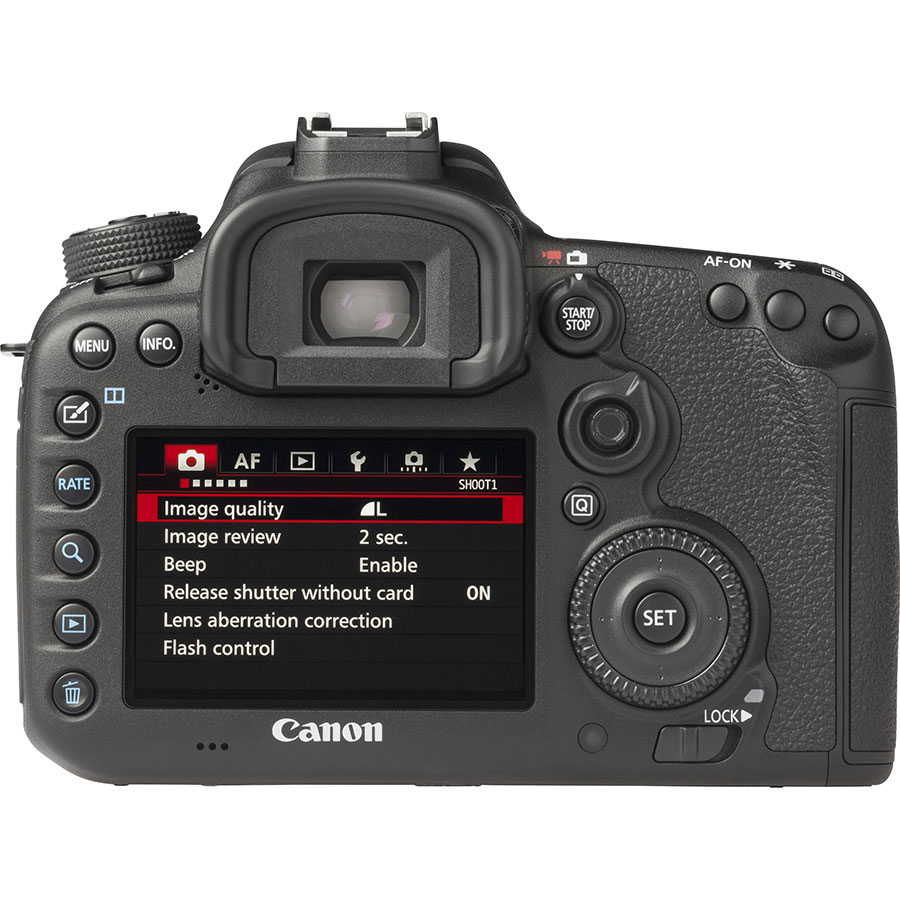 Canon EOS 7D Mark II + EF-S 18-55 mm IS STM - Vue de dos