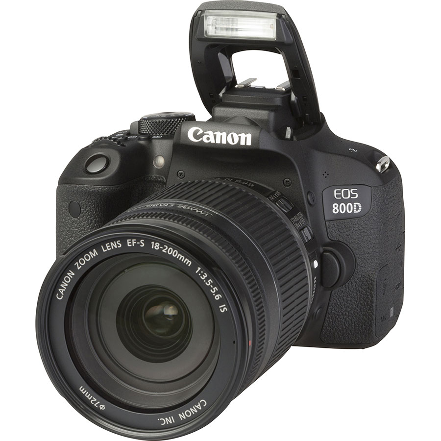 Canon EOS 800D + EF-S 18-200 mm IS - Vue principale