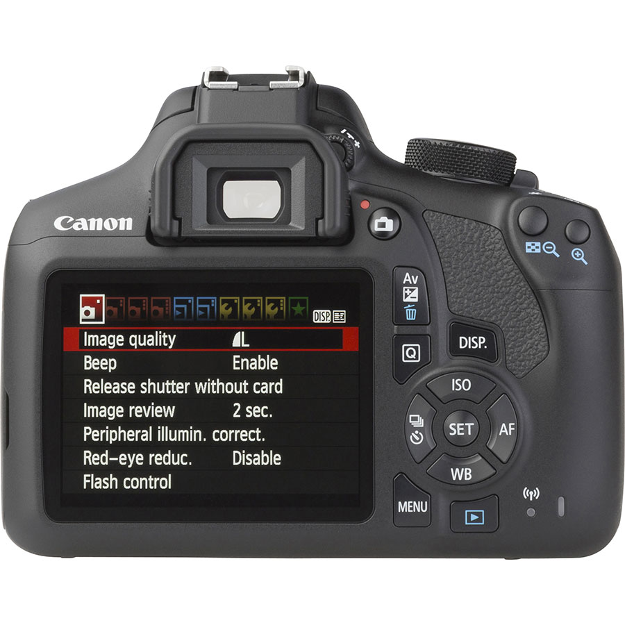 Canon EOS 80D + EF-S 18-135 mm IS USM - Vue de dos