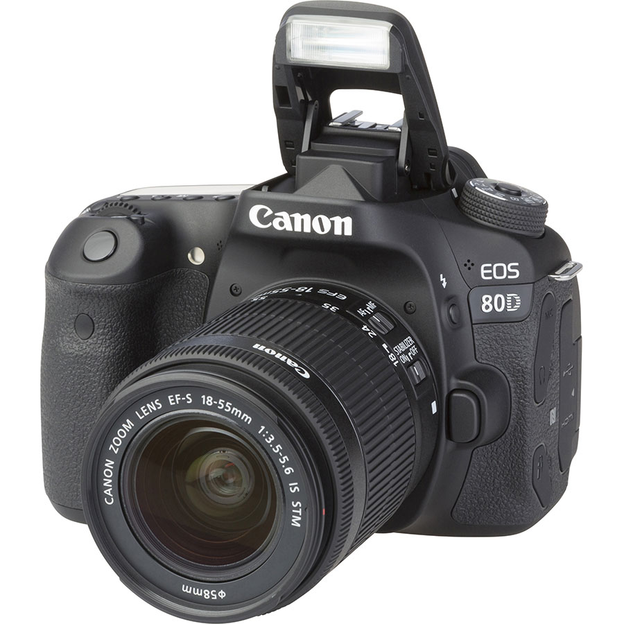 Canon EOS 80D + EF-S 18-55 mm IS STM - Vue principale