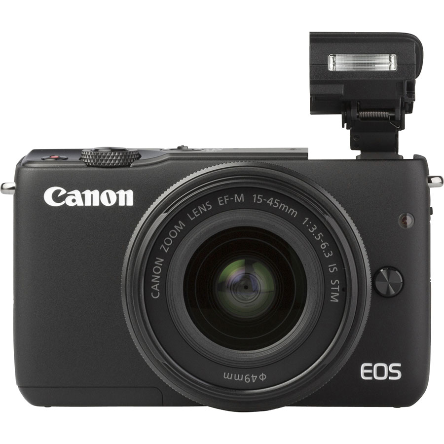 Canon EOS M10 + EF-M 15-45 mm IS STM - Vue de face