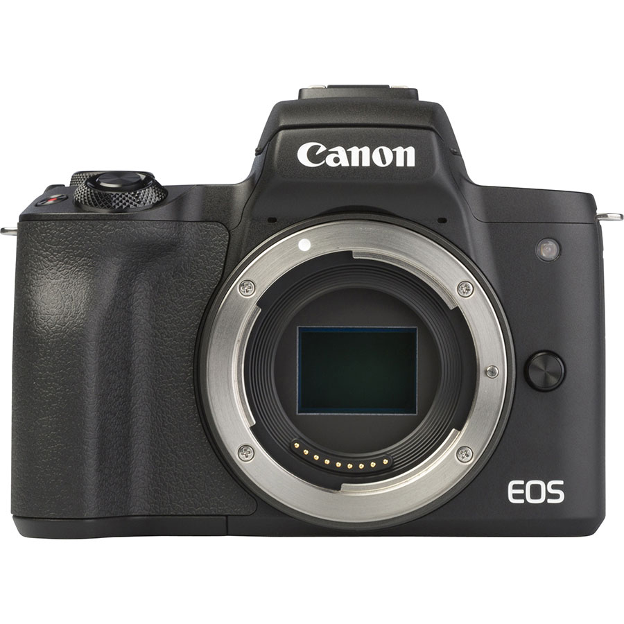 Canon EOS M50 + EF-M 15-45 mm IS STM - Vue de face sans objectif