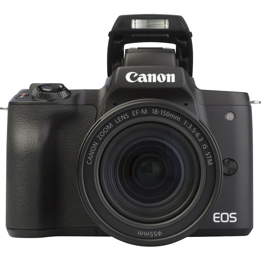 Canon EOS M50 + EF-M 18-150 mm IS STM - Vue de face